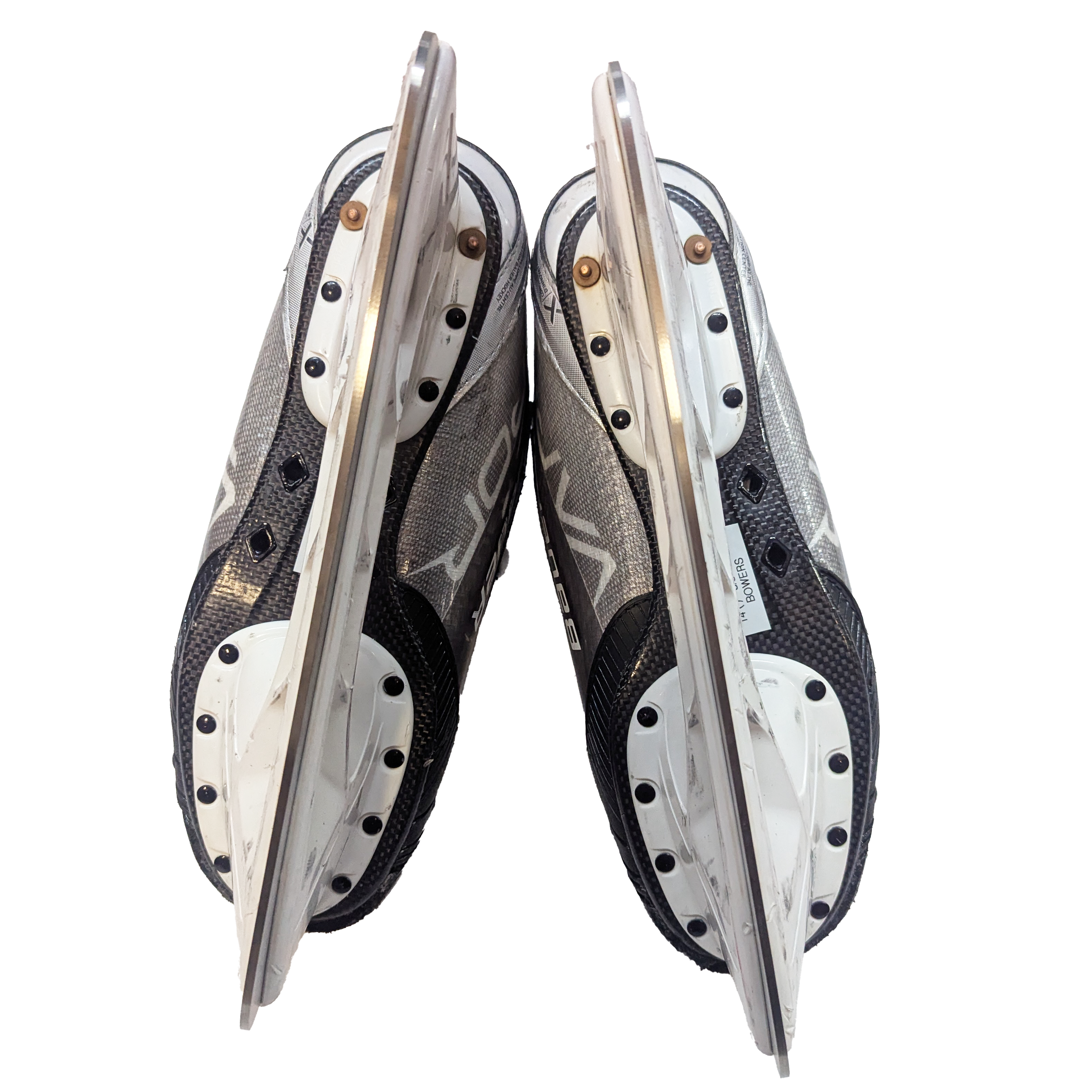 Bauer Vapor Hyperlite - Patins de hockey NCAA Pro Stock d'occasion - Taille 8,5